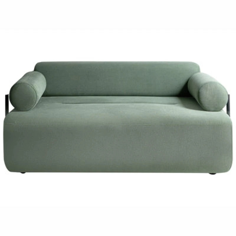 Image of Beliani Sofa 2 Seater Elva Fabric Light Green
