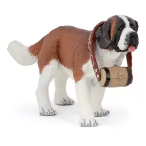 Image of Papo Dog and Cat Companions Saint Bernard Toy Figure, 3 Years or...