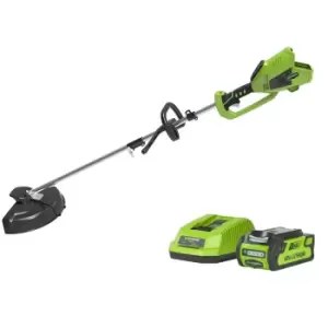 image of GD40BCK2 Cordless 40v Top Mount Line Trimmer 35cm/14with Battery - Greenworks