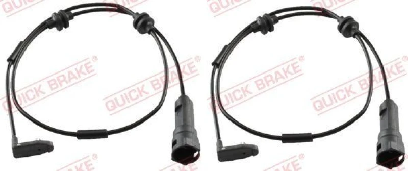 Image of QUICK BRAKE Brake pad wear sensor QUICK BRAKE WS 0158 A