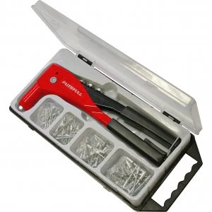 Image of Faithfull Heavy Duty Riveter and Assorted Rivets
