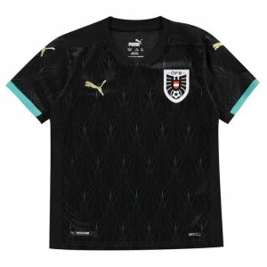 Image of Puma Austria Away Shirt 2020 Junior - Black/Blue