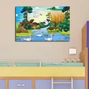 Image of 4570CO-6 Multicolor Decorative Canvas Painting