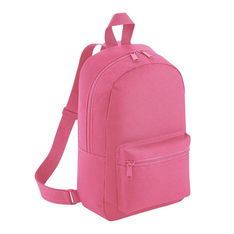 Image of Bagbase Mens Essential Fashion Mini Backpack in Dusty Pink Dusty Pink Male