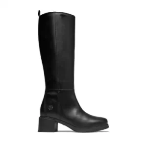 Image of Timberland Dalston Vibe Tall Boot For Her In Black Black, Size 3.5
