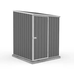 Image of Mercia Absco Space Saver 5 X 5 Pent Metal Shed- Woodland Grey