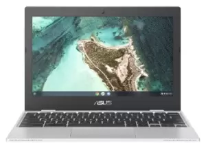 image of ASUS CX1 11.6" Celeron 4GB 64GB Chromebook - Silver