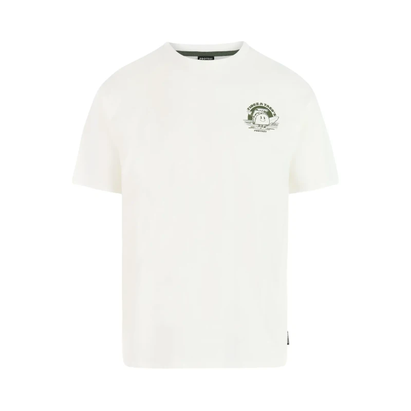 Image of Protest T-Shirt Protest Elstow Blanc Male S