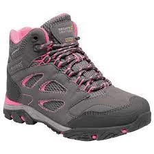 Image of Regatta 'Holcombe' IEP Walking Boots - 9 younger - grey