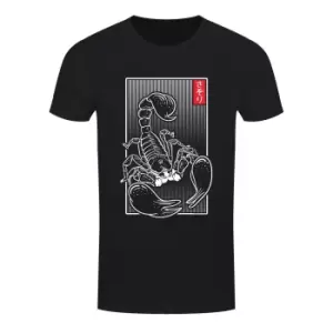 Image of Unorthodox Collective Mens Oriental Scorpion T-Shirt (S) (Black/White)