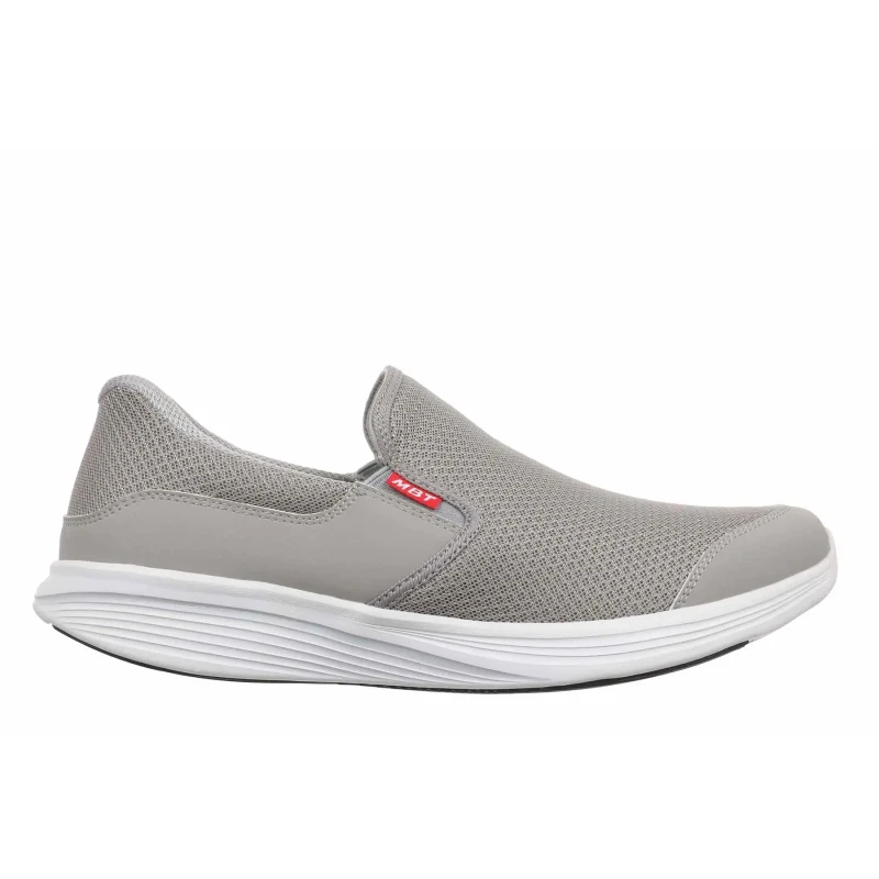 Image of MBT SF Modena III Textile Synthetic Womens Fashion Trainers - Light Grey - Size:UK 4.5