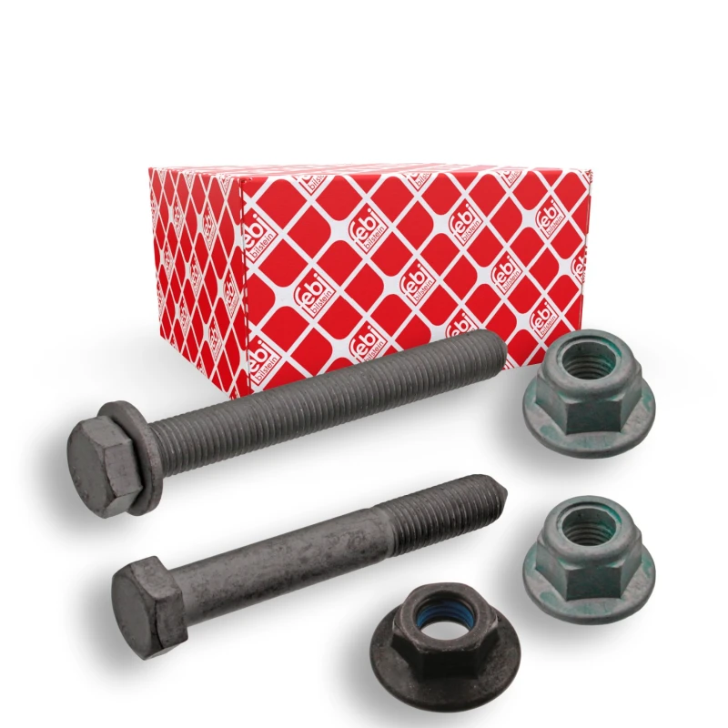 Image of FEBI BILSTEIN 21499 Mounting Kit, control lever Front Axle Right Mounting Kit,control lever (1597)
