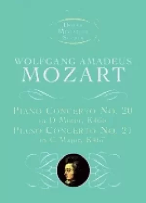 Image of piano concerto no 20 in d minor k466 and piano concerto no 21 in c major k4