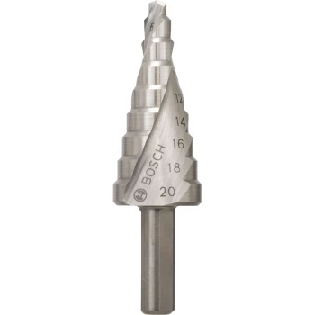 image of 2608597519 4 - 20/8/75Mm Hss-Tin Step Drill Bit