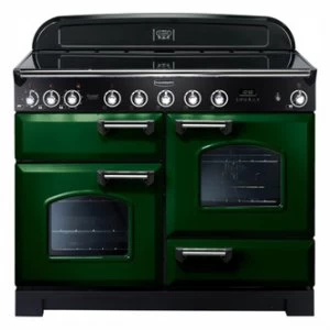 Image of Rangemaster 113070 110cm CLASSIC DELUXE Induction In Green Chrome