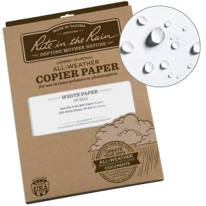 Rite In The Rain A4 CopierLaser Printer Paper 200 Sheets White