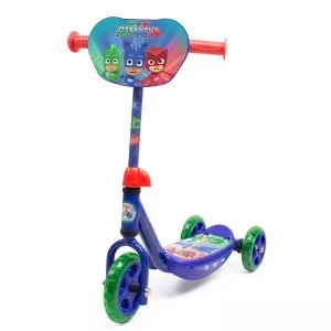 image of Pjmasks - Kid's Three Wheel Tri Scooter with Adjustable Handlebar and Front Plate