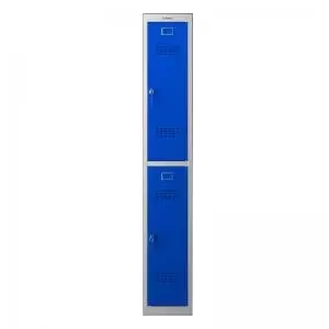 image of Phoenix PL Series PL1230GBK 1 Column 2 Door Personal Locker Grey