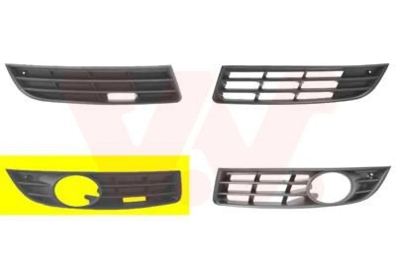 Image of VAN WEZEL Bumper grill VAN WEZEL 5839594