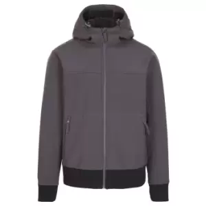 Image of Trespass Mens Zully Soft Shell Jacket (XXL) (Dark Grey)