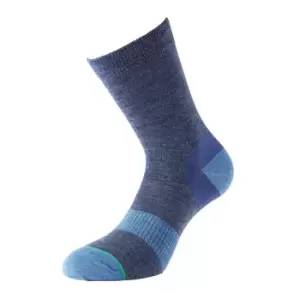 image of 1000 Mile Womens/Ladies Approach Walking Socks (M) (Navy)