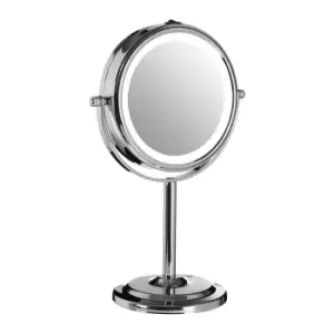 Image of LED Table Mirror in Chrome