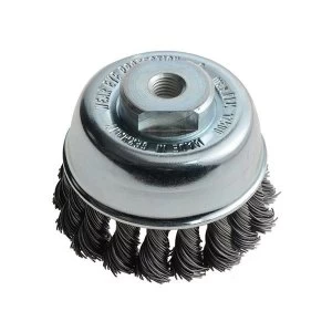 Image of Lessmann Knot Cup Brush 100mm M14x2.0, 0.50 Steel Wire*