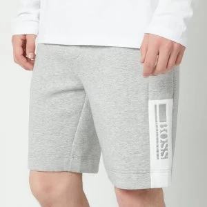 image of Hugo Boss Athleisure Headlo 1 Jersey Shorts Pastel Grey Size M Men