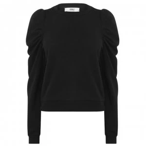 Image of Only Dida Puff Sweatshirt - Black