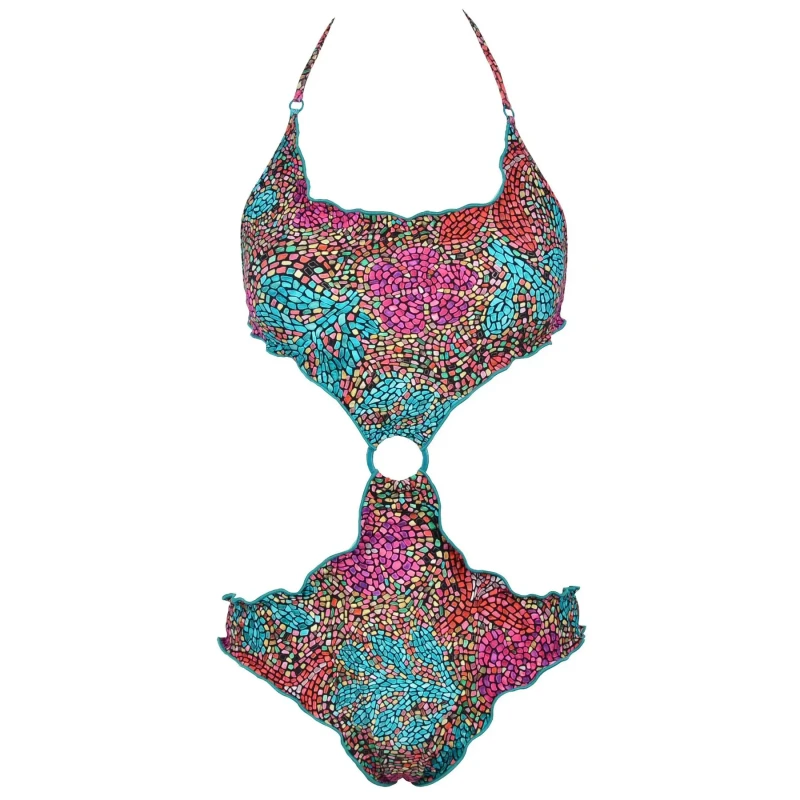 Image of Red Point Womens 1 Piece swimsuit Red Point Ikia Trikini Multicolore Female 42B