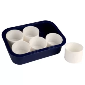 Image of Major Brushes 6 Pots and Trays Set