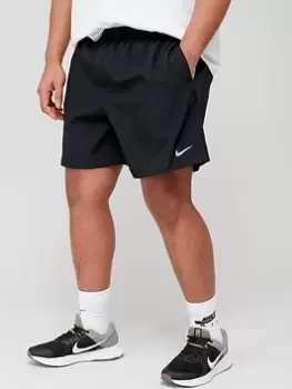 Image of Nike Run Challenger Dri-FIT 7" Brief Lined Short - Black, Size 2XL, Men