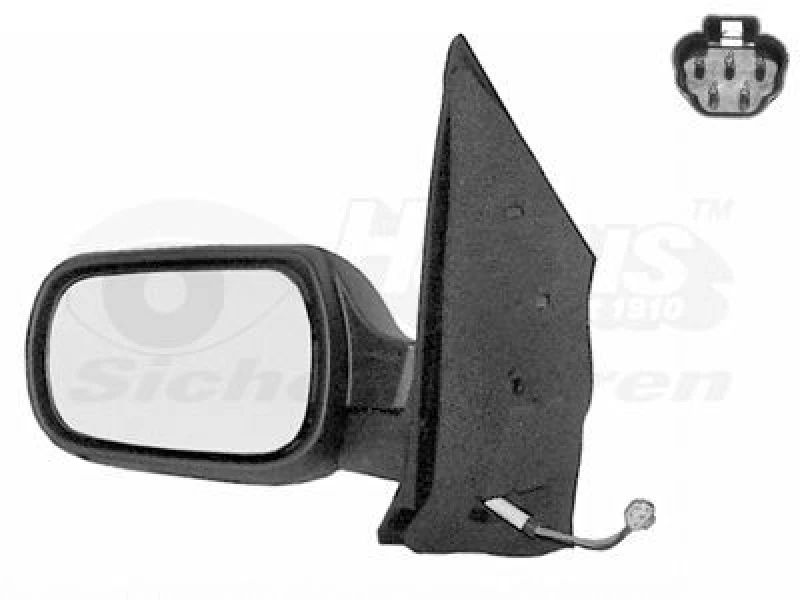 Image of VAN WEZEL Wing mirror VAN WEZEL 1805807