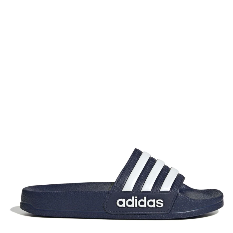 Image of adidas Adilette Shower Slides Junior - Blue Blue 3