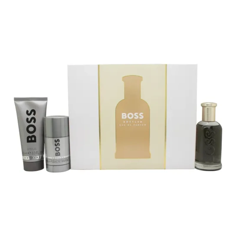 Image of Hugo Boss Boss Bottled Eau de Parfum Gift Set 100ml Eau de Parfum + 100ml Shower Gel + 75g Deodorant Stick
