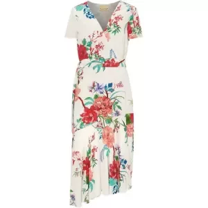 image of Phase Eight Evadine Floral Dress - 8 - off white