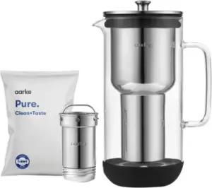 AARKE Purifier A1120 Water Filter Jug - Stainless Steel