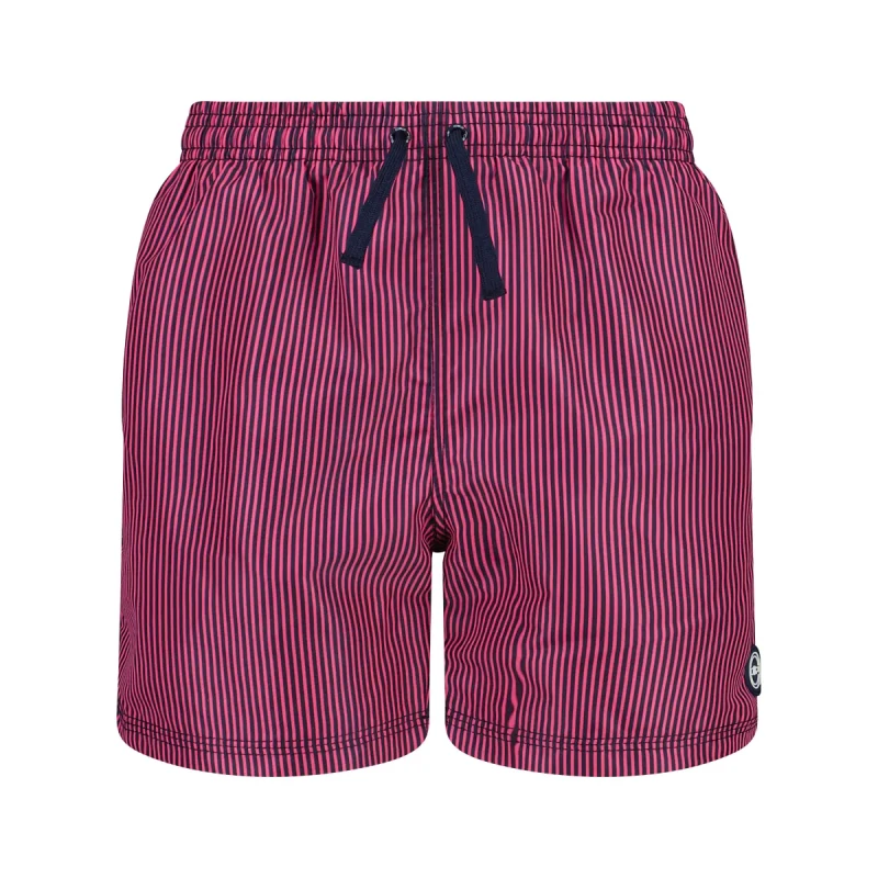 Image of Children's striped swim shorts CMP Rouge Male 4 ans