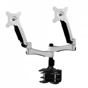 image of Amer AMR2AC monitor mount / stand 61cm (24") Clamp Black Silver