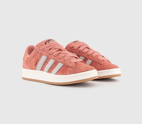 Image of Adidas Womens Campus 00s Trainers Wonder Clay Grey One Core Black, 7