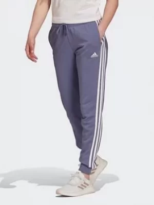 Image of adidas Essentials French Terry 3-stripes Joggers, Purple/White, Size 2Xs, Women
