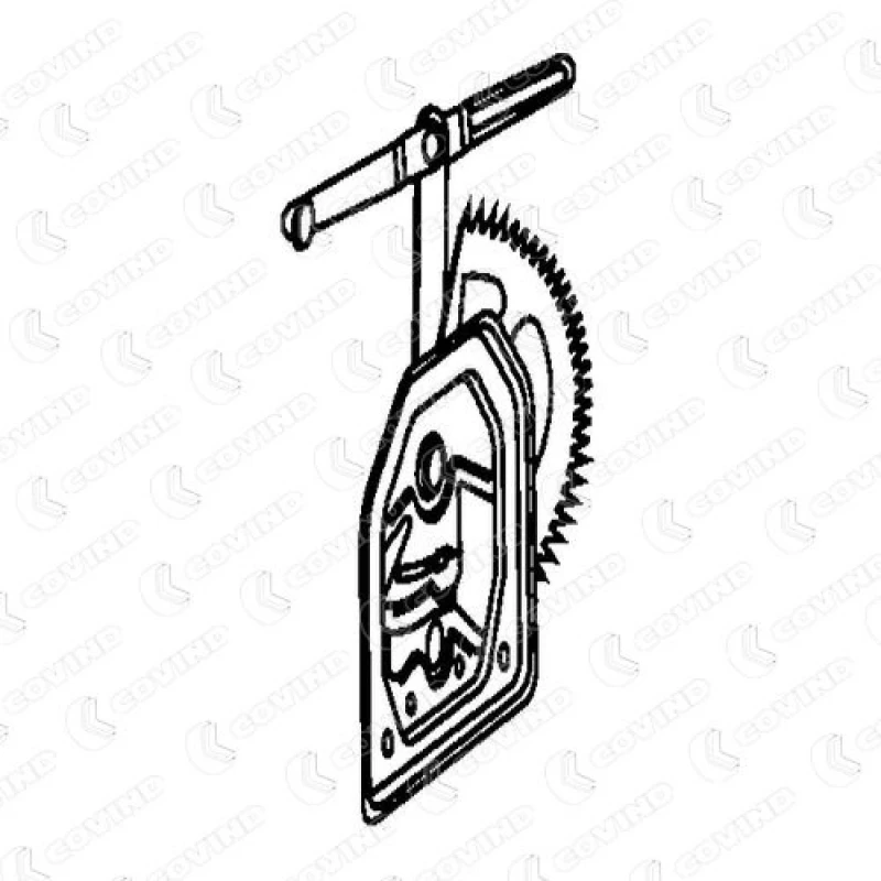 Image of DT Spare Parts 1.22369 Window regulator Right Front, Operating Mode: Electric Window Winder (1561)