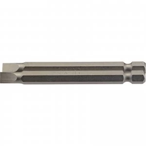 Image of Draper Slotted Screwdriver Bit 6mm 75mm Pack of 2