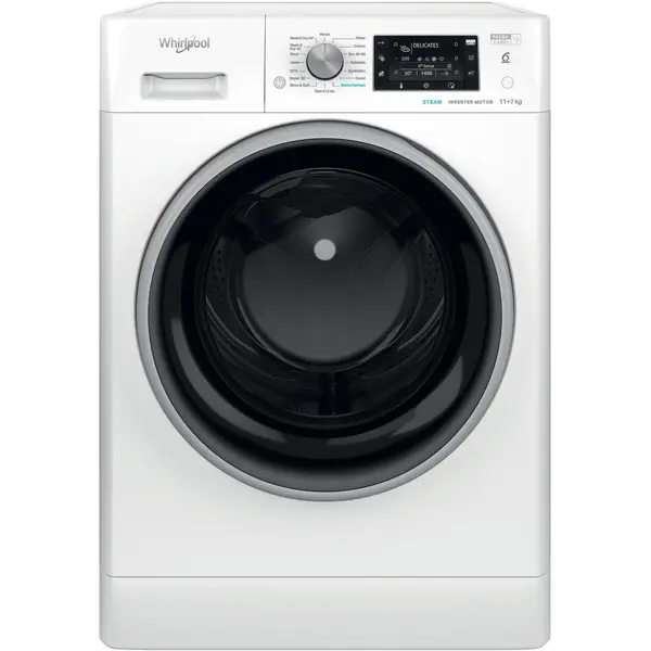 Whirlpool FFWDD1174269BSVUK 11KG 7KG 1400RPM Freestanding Washer Dryers