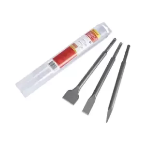 Image of Starrett KCPK03 SDS Plus Chisel Set, 3 Piece STRKCPK03