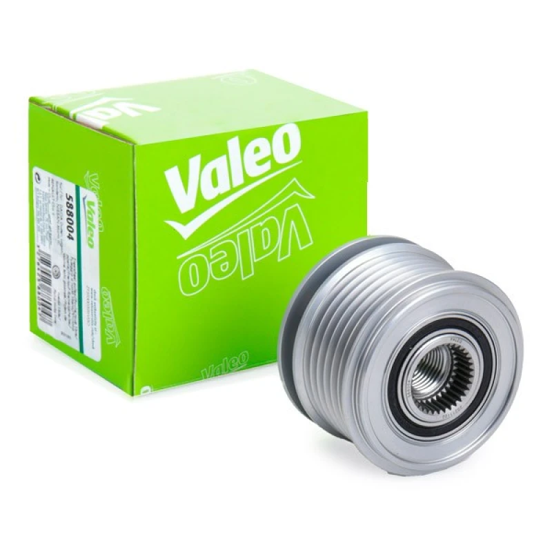 Image of VALEO 588004 Freewheel Clutch VALEO NEW SPARE PART Width: 43,5mm Freewheel Clutch,alternator (1390)