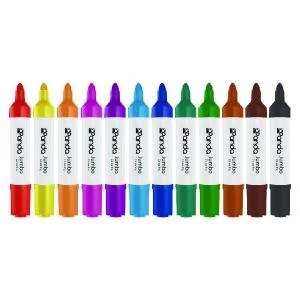 image of Graffico Jumbo Marker Assorted Pack of 12 619012