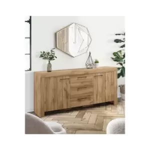 image of Compton 3 Drawer 2 Door Sideboard