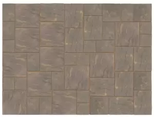 image of Kelkay Abbey Random Paving Patio Kit 10.22M