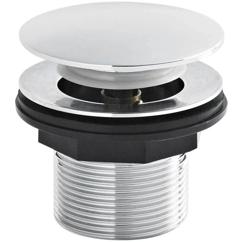 Image of NUIE Nuie - Press Top Bath Waste Excluding Overflow - Chrome E324